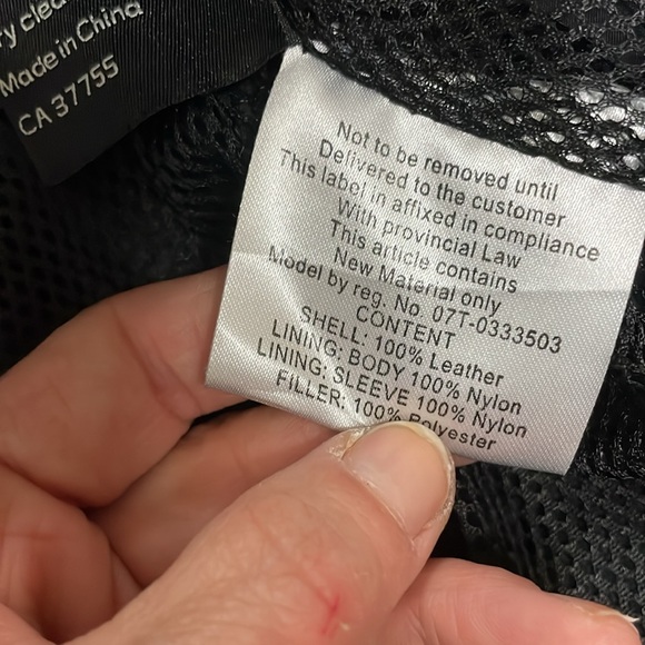 Vintage leather motorcycle jacket - Picture 11 of 14